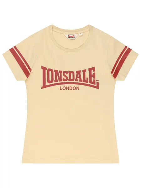 Футболка Lonsdale Killegray бавовна/еластан бежевий
