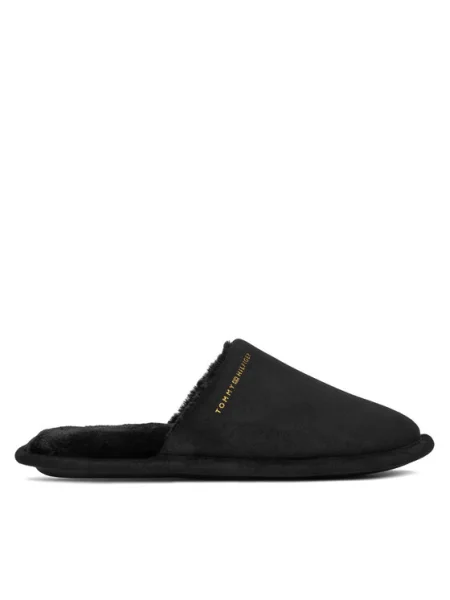 Пантофи Tommy Hilfiger Soft House Shoe черен