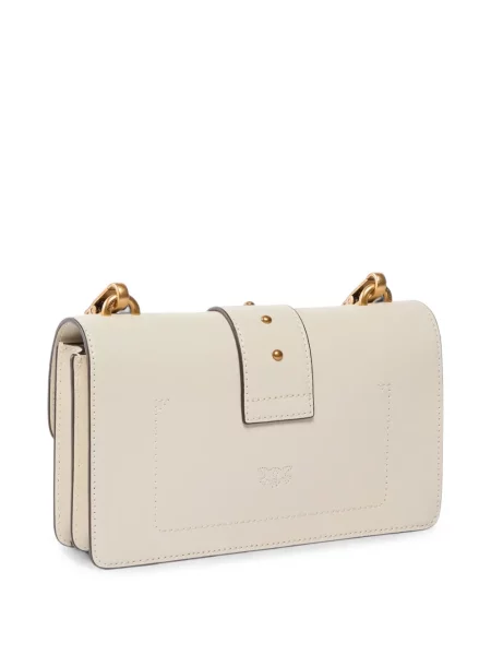 Kožna crossbody torbica Pinko sa kopčom