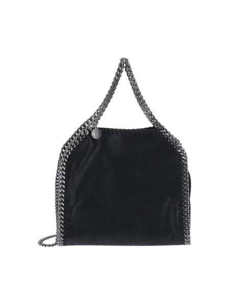 Mała mały torebka skórzana Stella Mccartney elegancka czarna