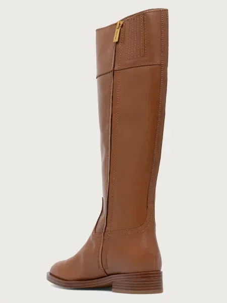 Кожаные сапоги Michael Michael Kors без каблука