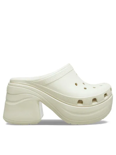 Papuci Crocs bej