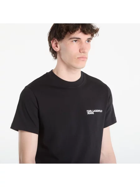 Tričko Karl Lagerfeld Jeans Slim Ss Tee Black M černé