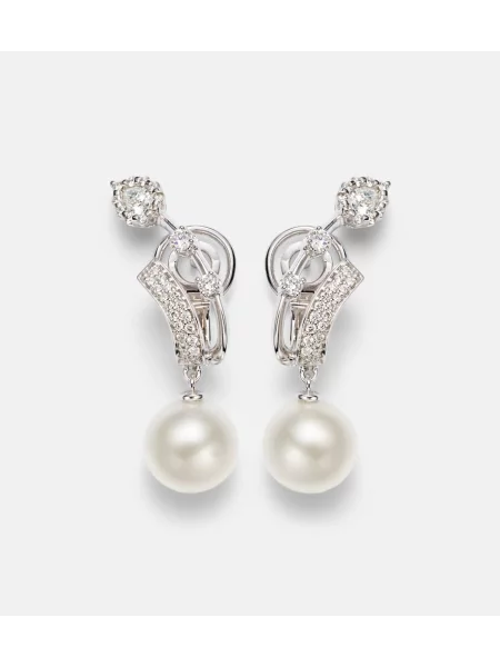 Uhani Yeprem z perlami zlata