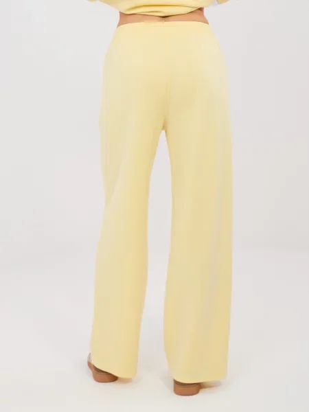 Spodnie dresowe Rue Paris żółte