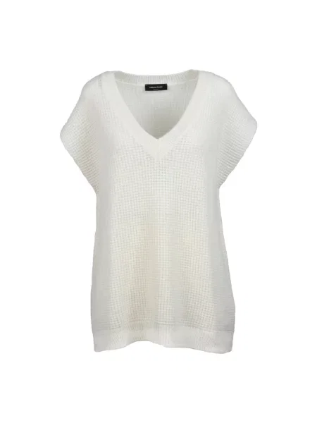 Moherowy sweter Fabiana Filippi beżowy