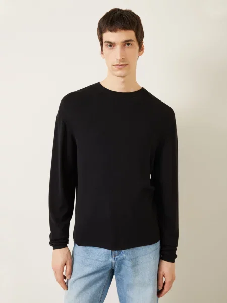 Jacquemus Svetr La Maille Romarin Z Merino Vlny černá