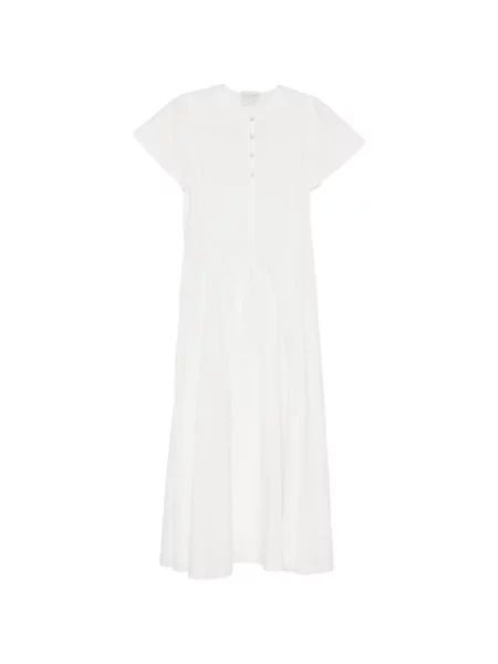 Rochie maxi Forte_forte evazată alb