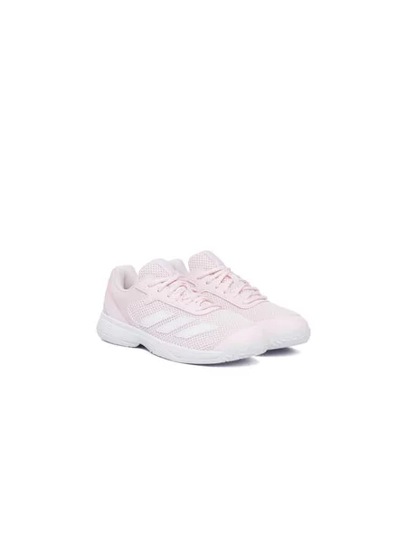 Boty na tenis adidas Courtflash Tennis Shoes Kids Světle růžová