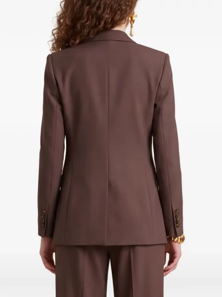 Sacou Sutton New York din canvas maro