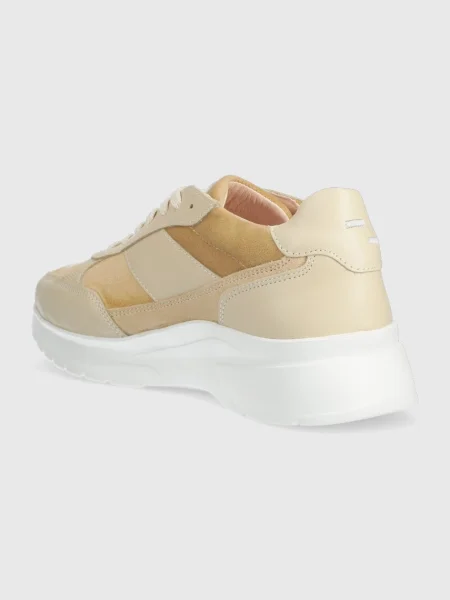 Semišové sneakers boty Filling Pieces Jet Runner béžová