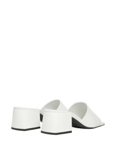Sandale Courreges din piele alb