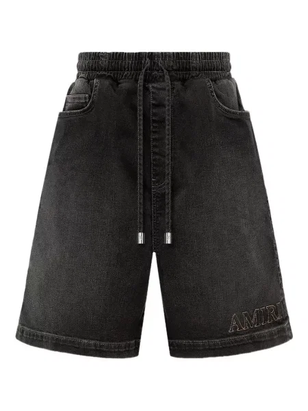 Scurt pantaloni scurți Amiri cu 5 buzunare cu cordon negru