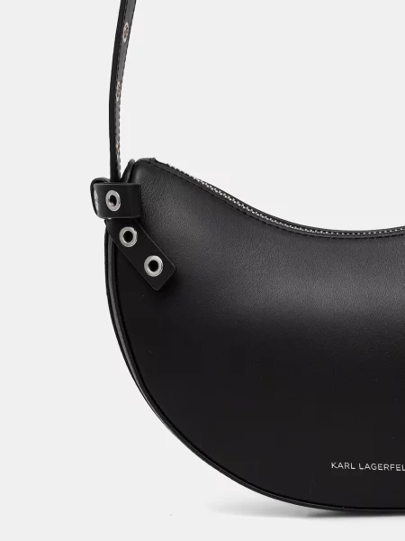 Кожаная сумка Karl Lagerfeld с лого