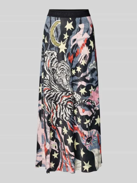 Spódnica dwustronna z elastycznym pasem Marc Cain czarna