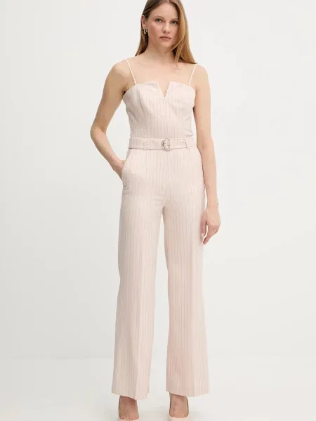 Morgan salopetă PIVI.F cu decolteu in v PIVI.F bej