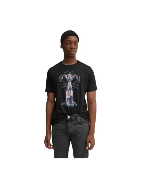 PS Paul Smith t-shirt z nadrukiem czarny