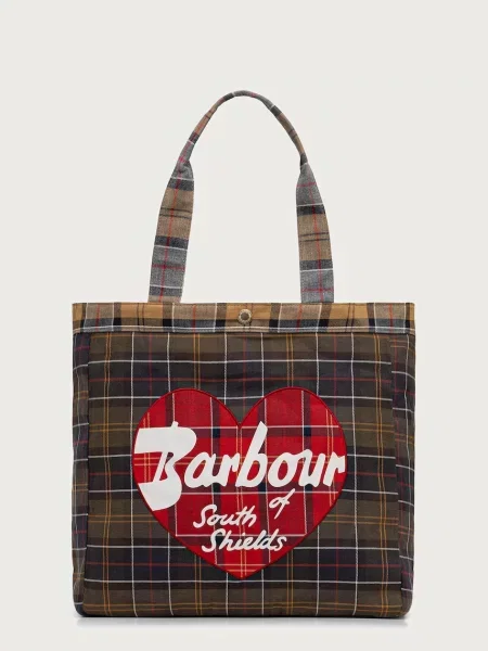 Barbour geantă shopper pentru femei din verde