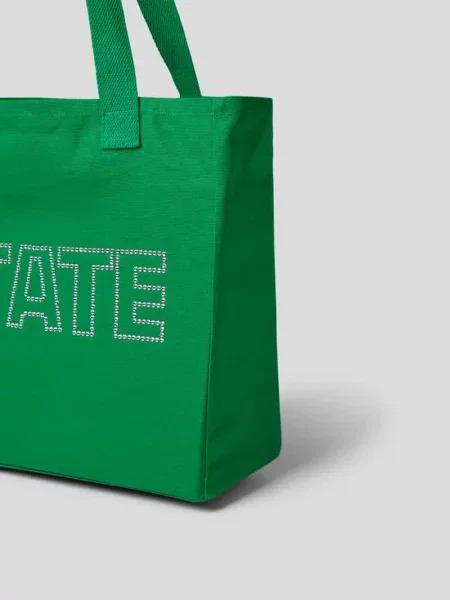 Torba shopper z aplikacją z metką Rotate zielona