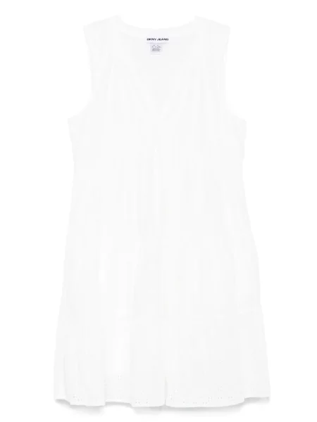 Mała sukienka mini Dkny bez rękawów garniturowa biała