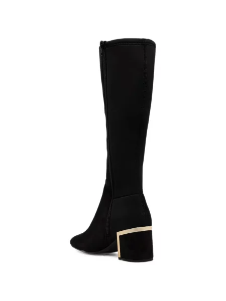 Cizme Dkny cu autograf negru