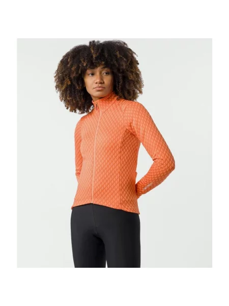 Koszulka Castelli Ventra Thermal z długim rękawem pomarańczowo-melonowa XS pomarańczowa