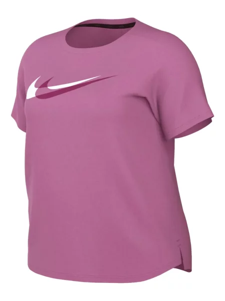 Koszulka Nike polarowa do biegania z nadrukiem szara