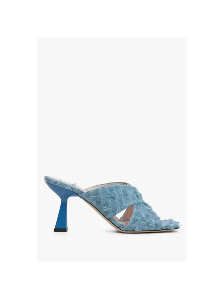 Мюли Evaluna синие