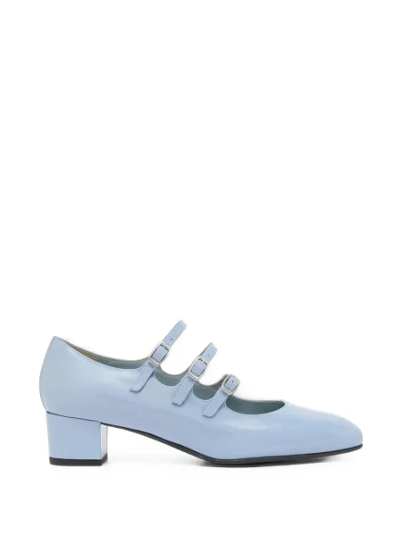 Pantofi cu toc Carel Paris cu bretele albastru