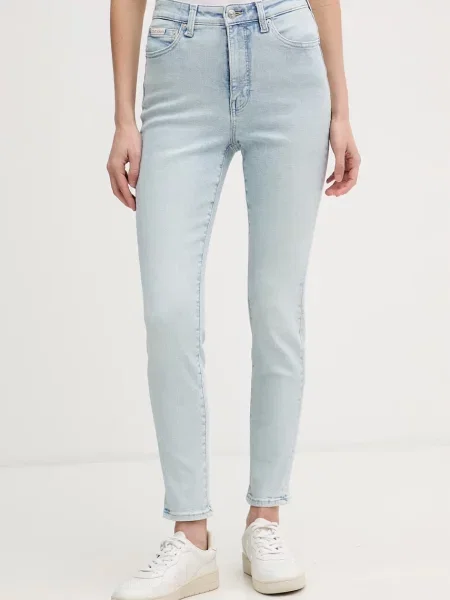Calvin Klein Jeans skinny traperice ženske plava