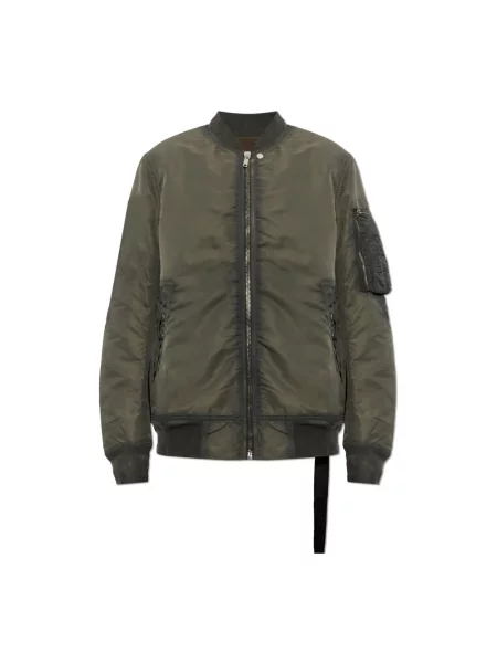 Kurtka bomber Rick Owens klasyczny zielony