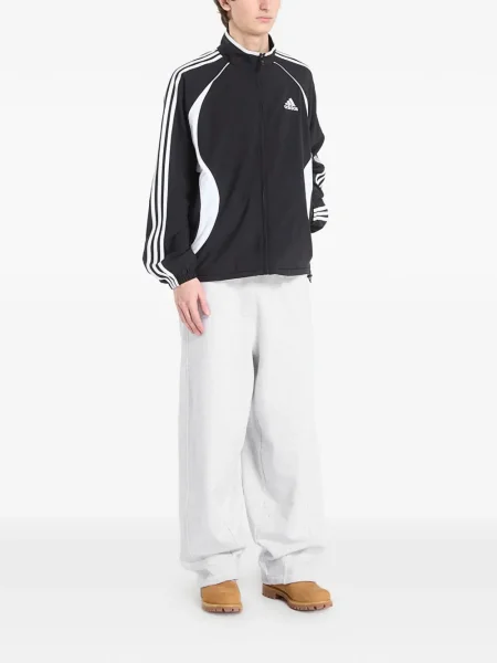 Hanorac cu glugă Adidas alergare negru
