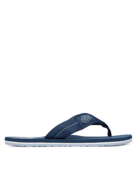 Japonke Tommy Hilfiger Patch Hilfiger Beach Sandal modra