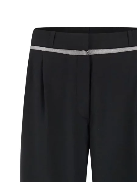 Pantaloni Nensi Dojaka plisate negru