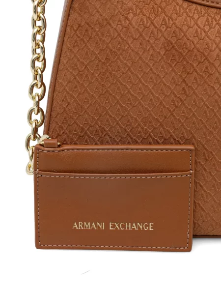 Geantă Armani Exchange maro