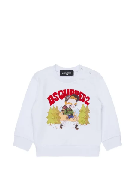 Sweter dziecięcy Dsquared2 biały