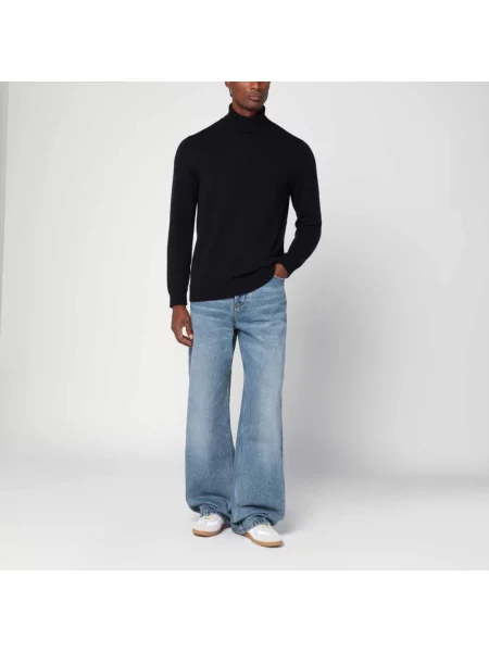 Sweter Drumohr niebieski