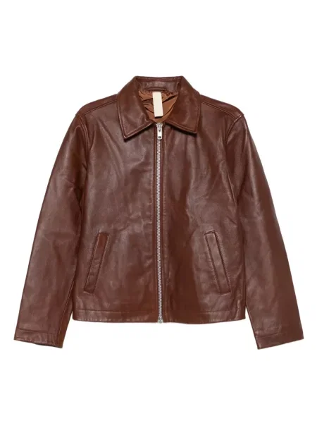 Kožna jakna Sunflower smeđa