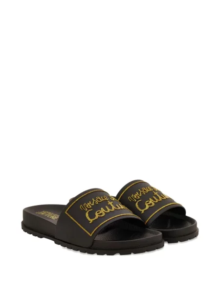 Papuci Versace Jeans Couture negru