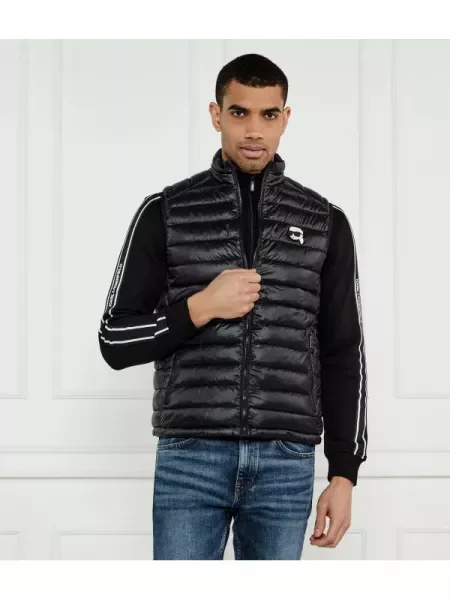 Karl Lagerfeld Vestă | negru