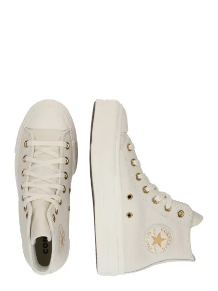 CONVERSE Členkové tenisky CHUCK TAYLOR ALL STAR LIFT krémová