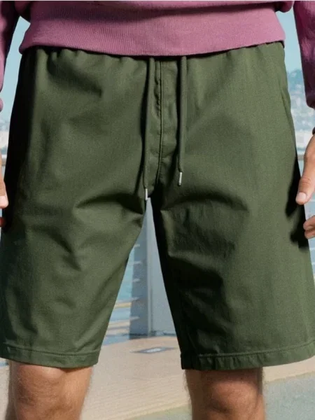 Sinsay Kraťasy jogger khaki