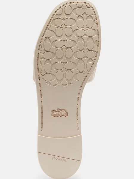 Кожаные шлепанцы Coach