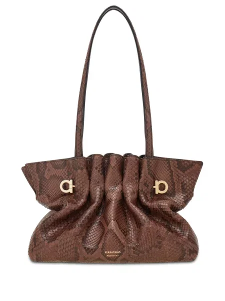 Geantă Ferragamo maro