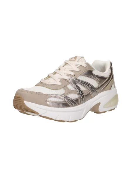 Sneakersy Skechers brązowe