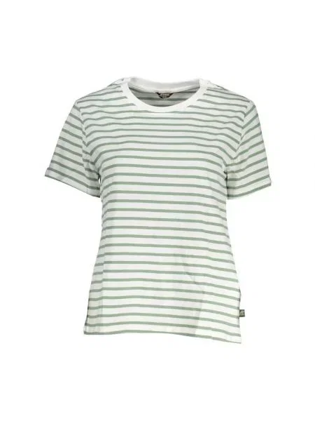 Krótka koszulka K-way z krótkim rękawem biała