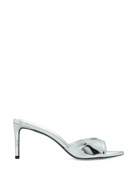 Sandale Black Suede Studio din piele de căprioară negru