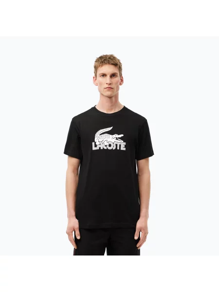 Lacoste férfi póló fekete/fehér fehér