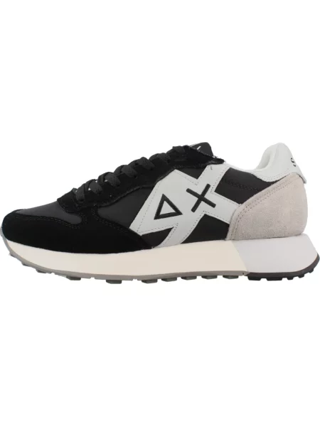 Sneakersy Sun68 skórzane czarne