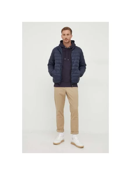 Bluza z kapturem Gant z kapturem niebieska
